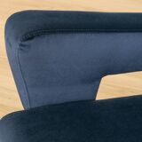 Velvet armchair from Jitona, 60's
