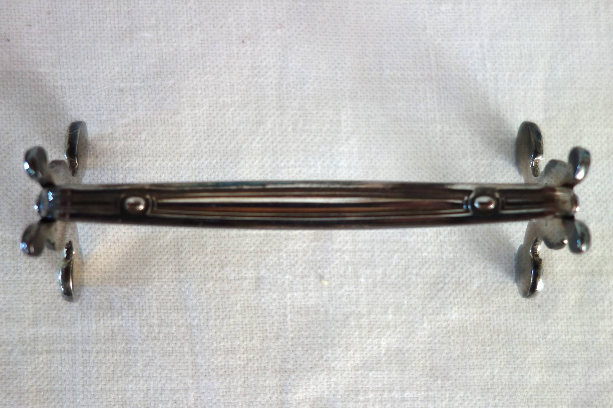 6 porte-couteaux en métal argenté Christofle