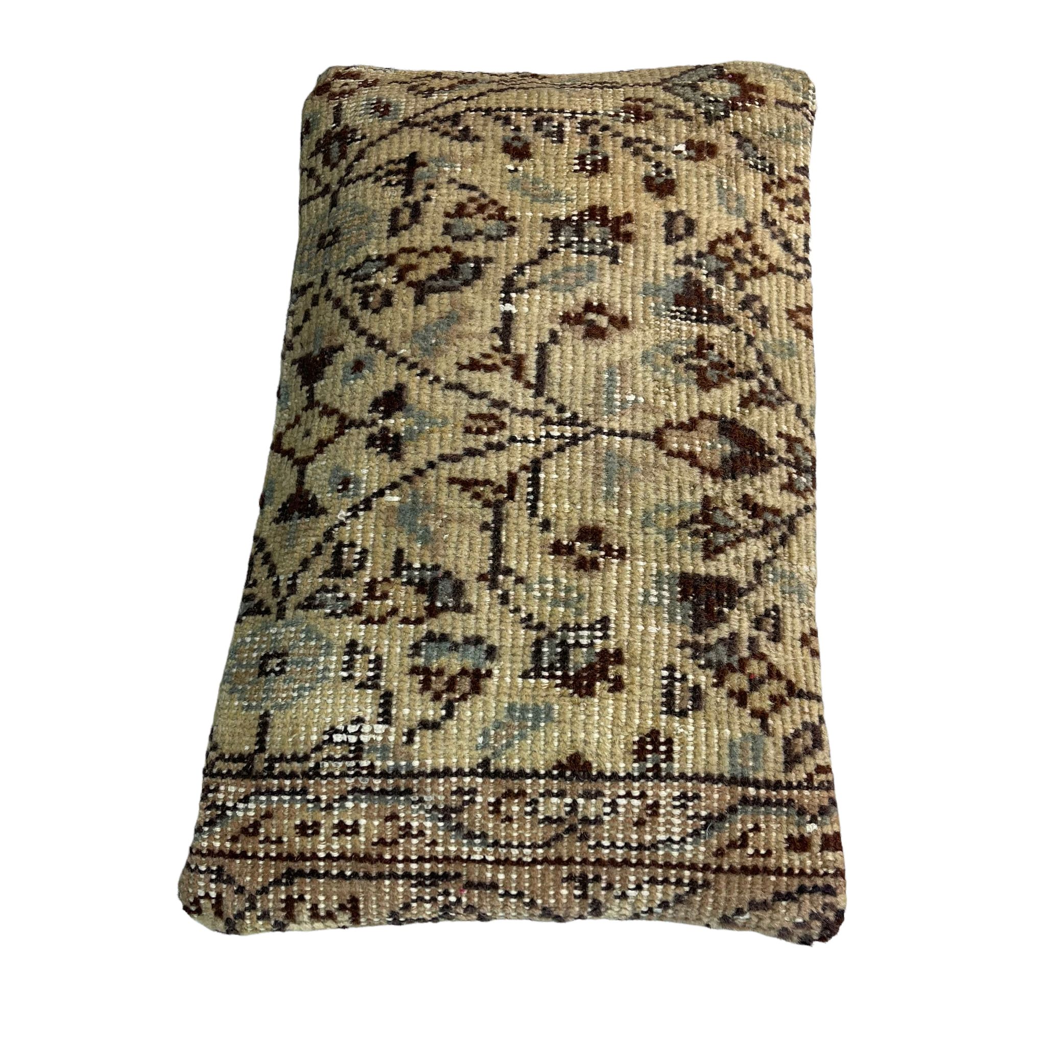 Housse de coussin de tapis turc vintage 30 x 50 cm