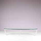 1980s Oval coffee table from the Netherlands