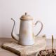 Enameled stoneware coffee pot