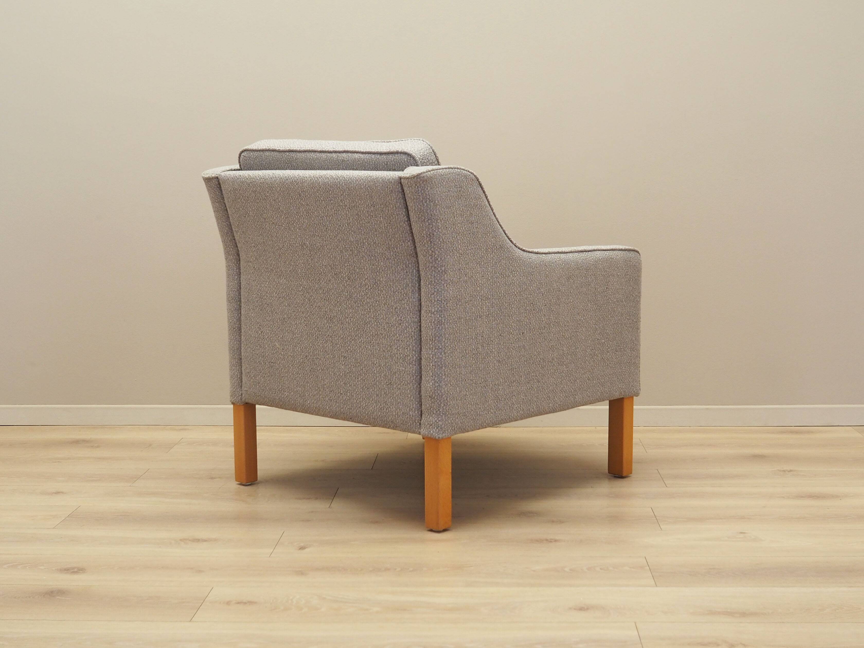 Beech armchair, Danish design, 1970s, production: Denmark
