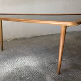 Table basse tripode forme libre, Charles Ramos, France, 1950