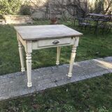Ancient small farm kitchen table 1940