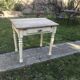 Ancient small farm kitchen table 1940