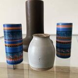 Roller vases by Michel Gorgeon for Vallauris