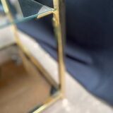 Belgo Chrome sofa end table, 1970s