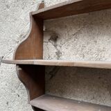 Antique wooden wall shelf