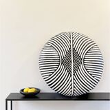 Bouclier ovale  Zulu| Bamiléké L en bois- Décoration murale africaine
