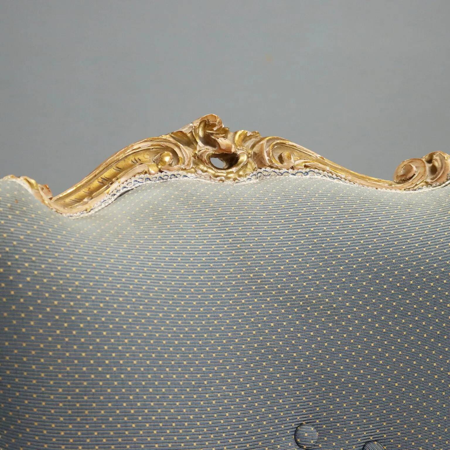 Antique baroque chairs in carved wood, Italy, 20th century