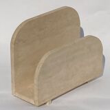 Travertin magazine rack