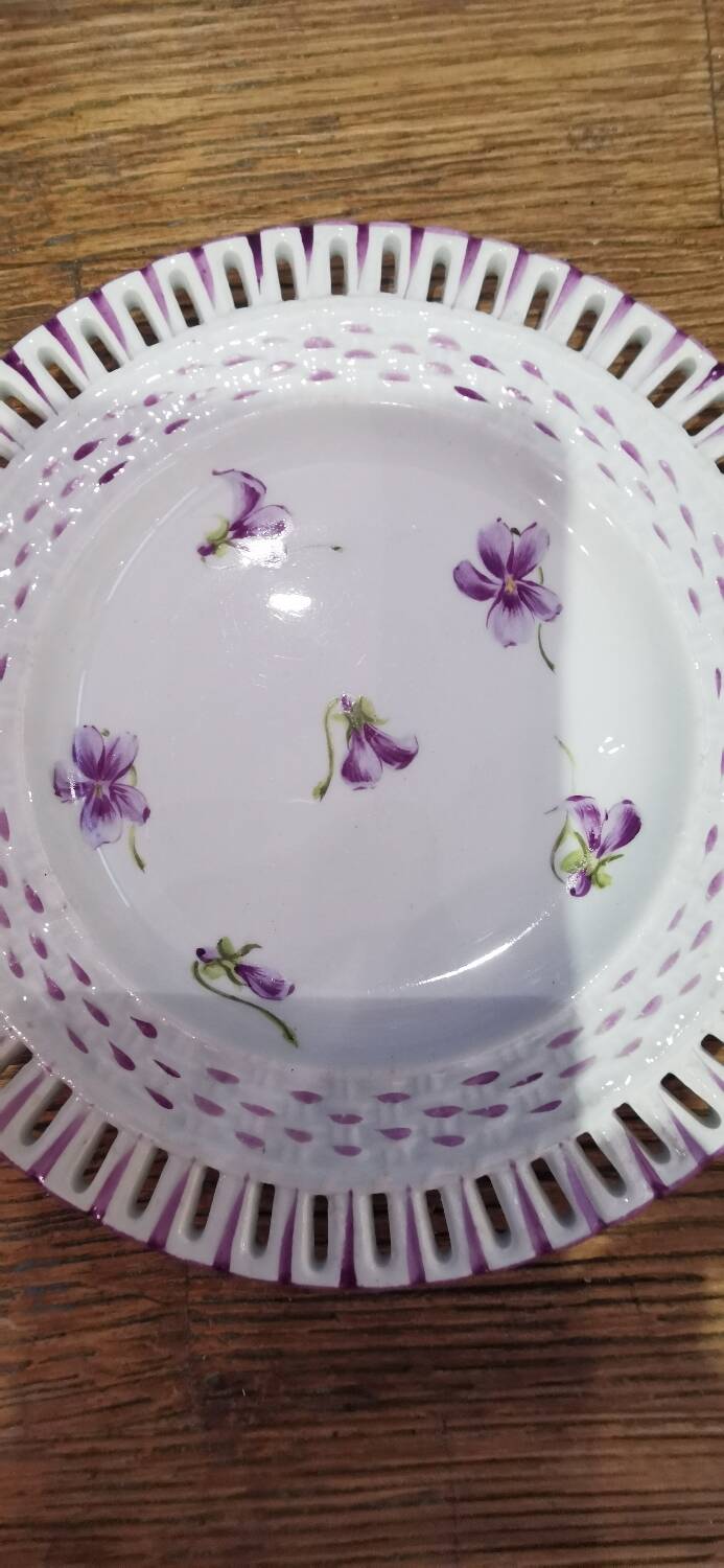 Charming set of 3 small rovina épinal plates