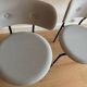 Chaises Gubi Coco Dining – entièrement rembourrées – lot de 4