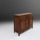 Antique Flemish Solid Oak Cabinet, ca. 1850