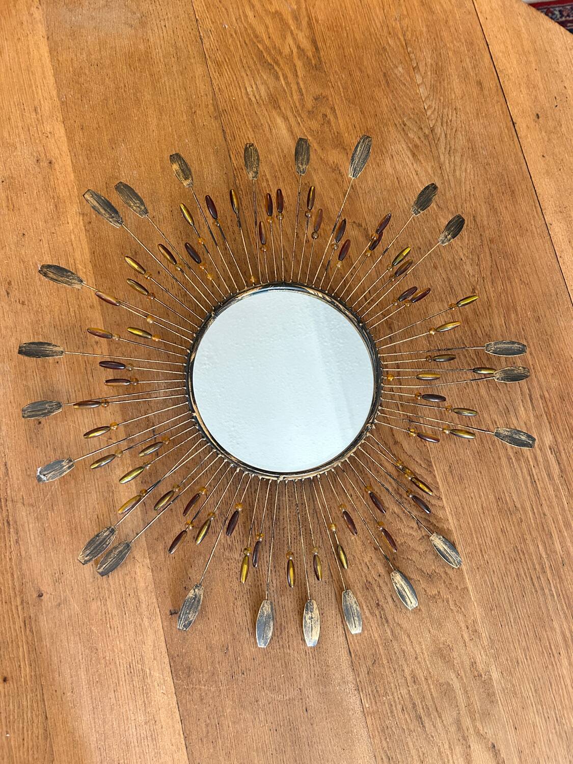 Vintage sun mirror