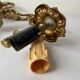 Pair of bronze wall sconces