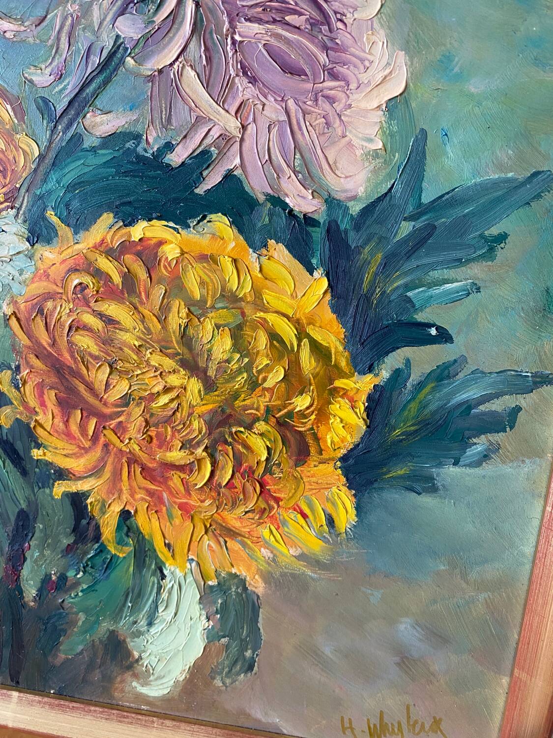 Flower bouquet painting