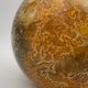 Line lacquer vase, france, lacquered glass,