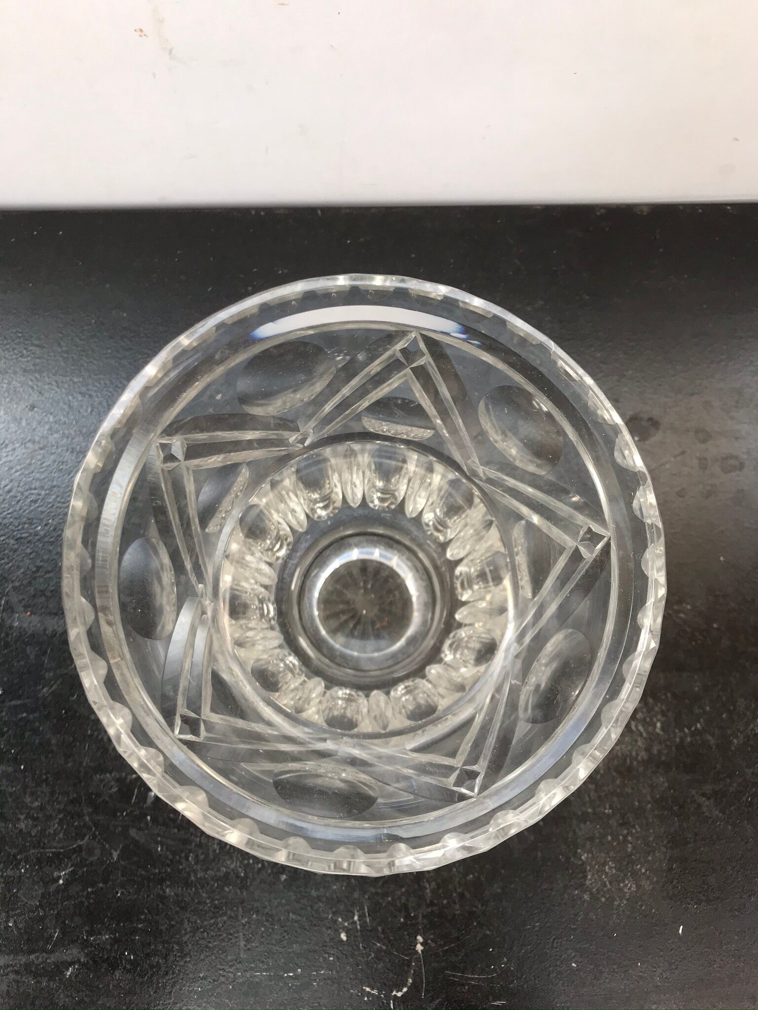 Former Cristal Vase Decor Vintage