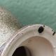Vintage lamp, speckled ceramic base