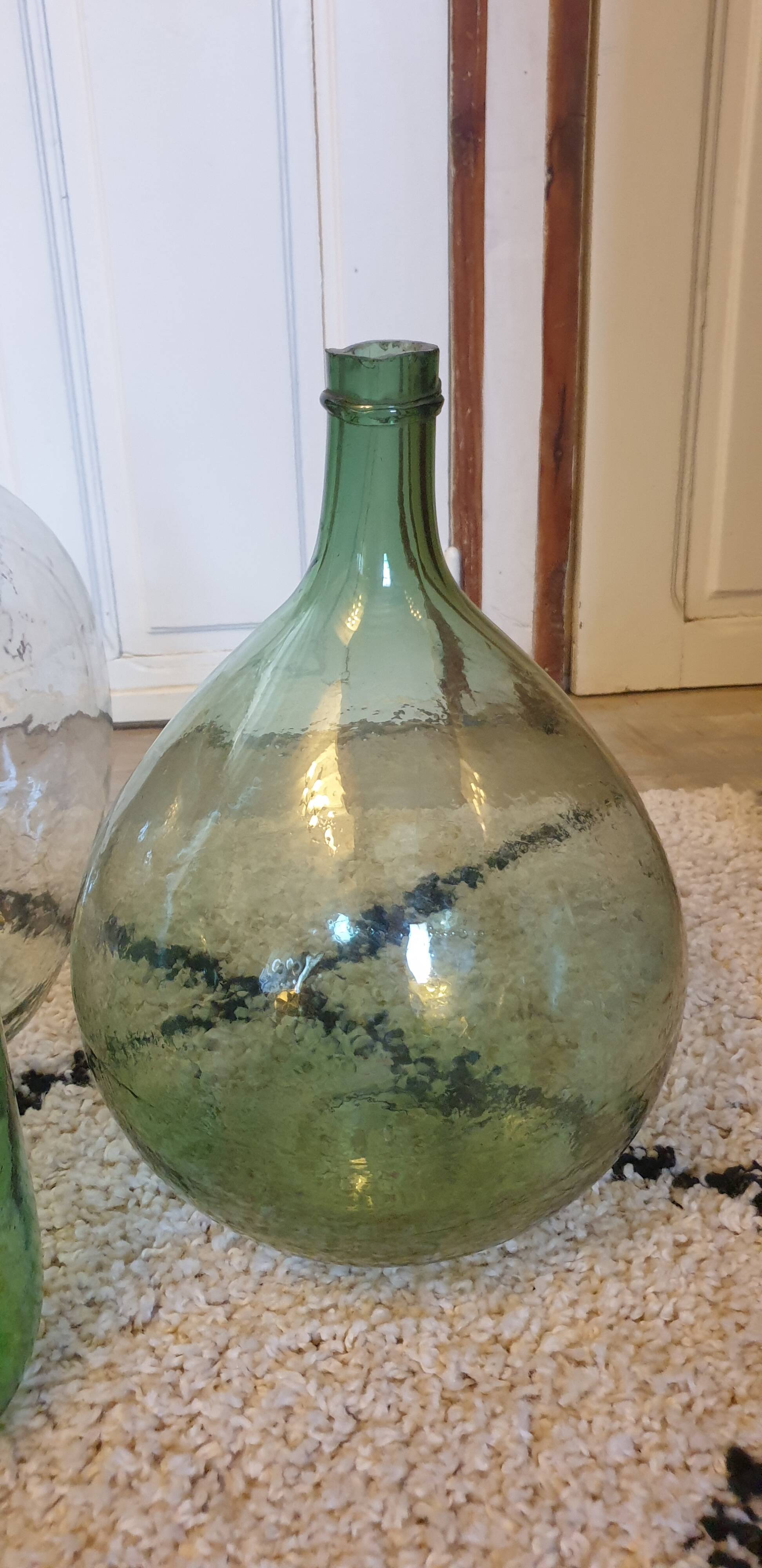 Lot of three demijohns