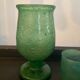 Series of vintage jar vases in bubbled glass paste from the 50s-60s