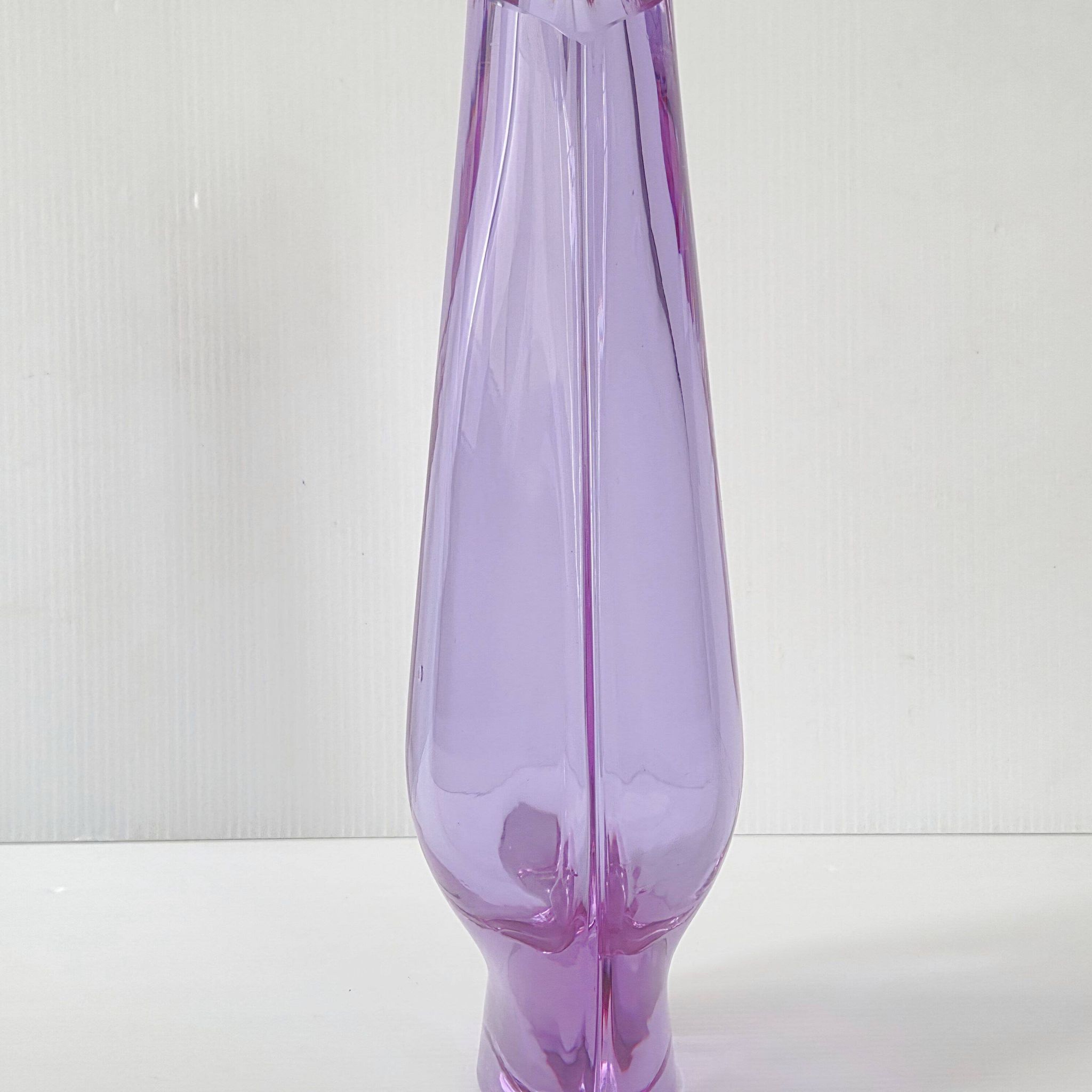 Vase vintage 1960 en verre