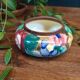 Coupelle en céramique vintage motifs fleuris