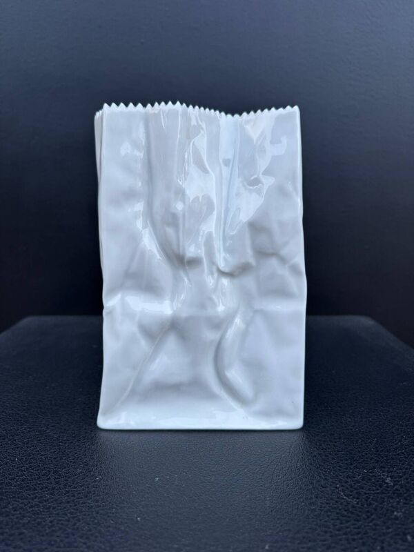 Vase « sac papier » Tapio Wirkkala Rosenthal années 70