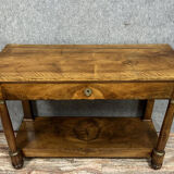 Empire era console in walnut circa 1810