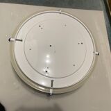 Large Murano Glass Flushmount Ceiling Light, 1980s