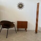 Small chest of drawers or bedside table in teak, Scandinavian design from the 70s vintage