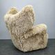 1930s Art Deco Wingback Armchair in Honey Skandilock Sheepskin