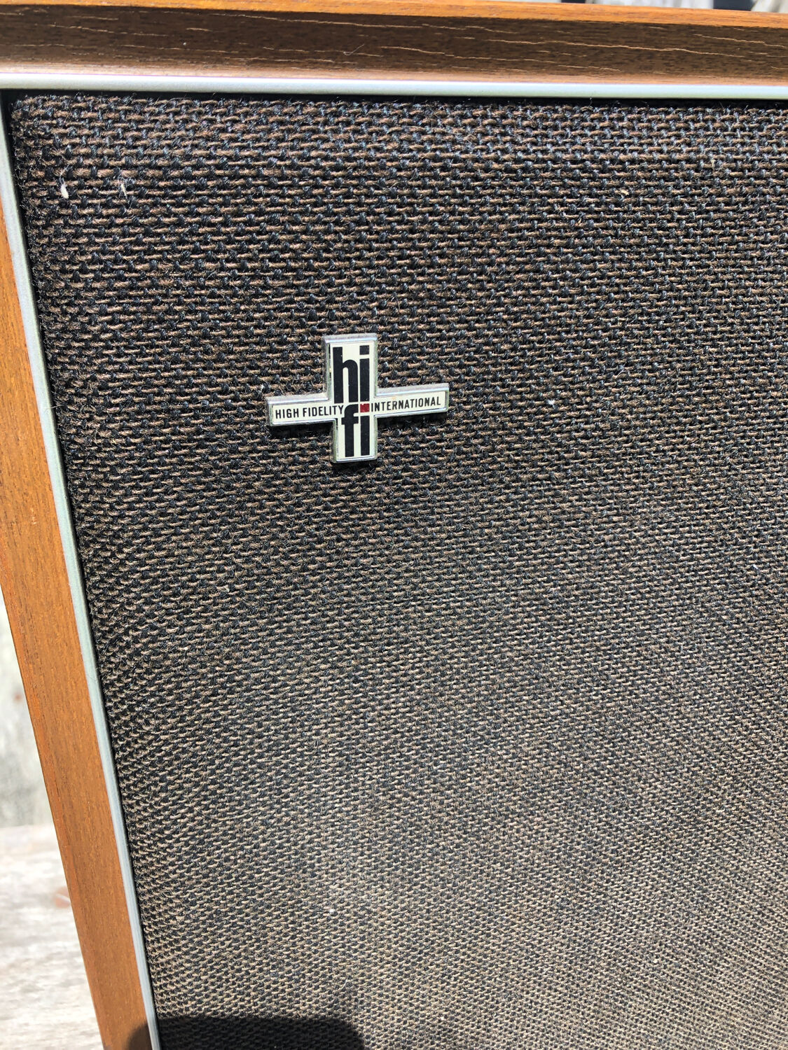 Triple harness wood cherry round tray