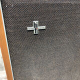 Triple harness wood cherry round tray