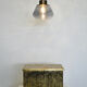 Tinted and brass glass suspension - 1960s