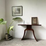 Art Deco style console with mahogany marquetry