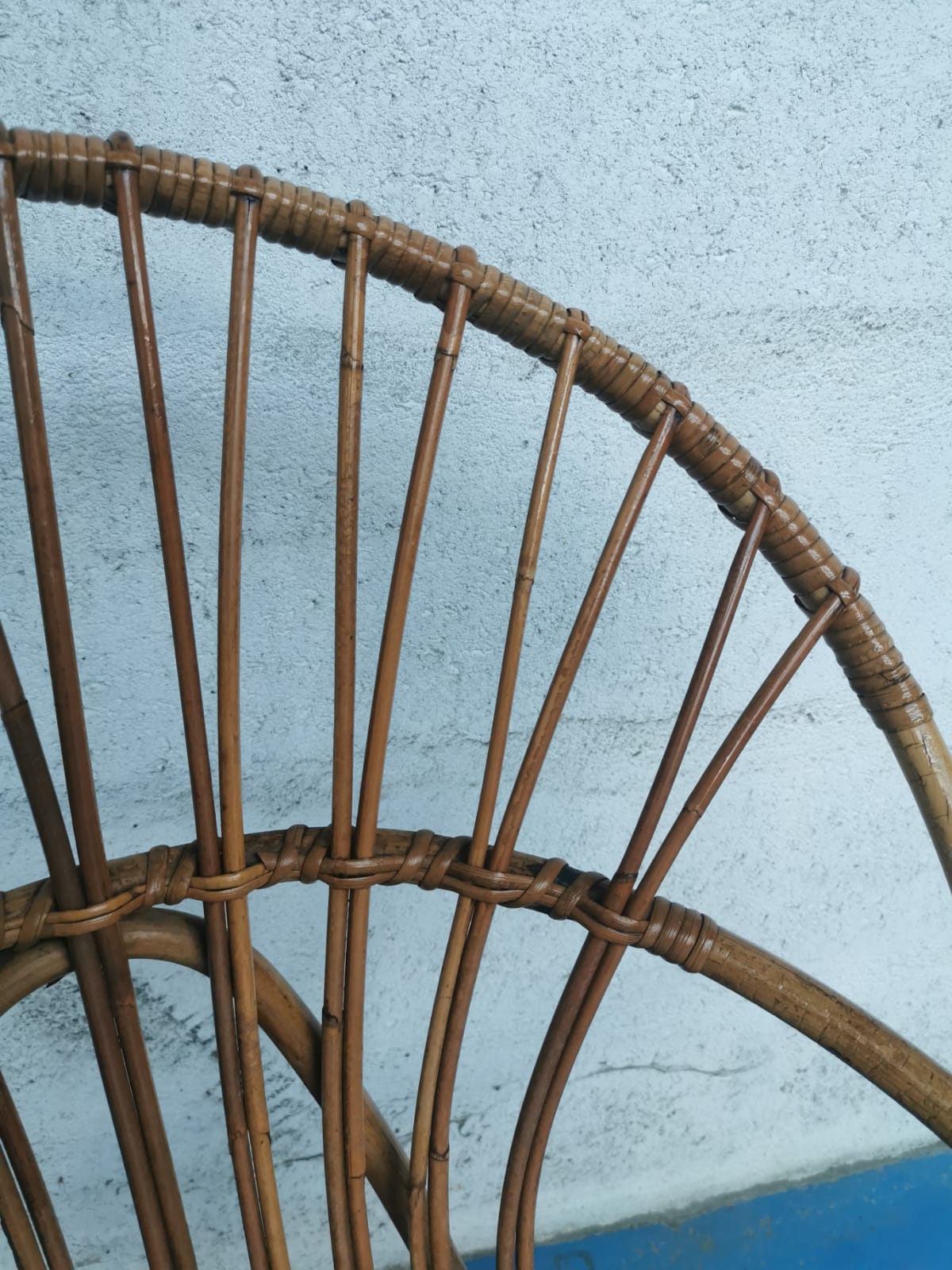 Rattan armchair 1960