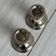 Pair of small antique metal candlesticks