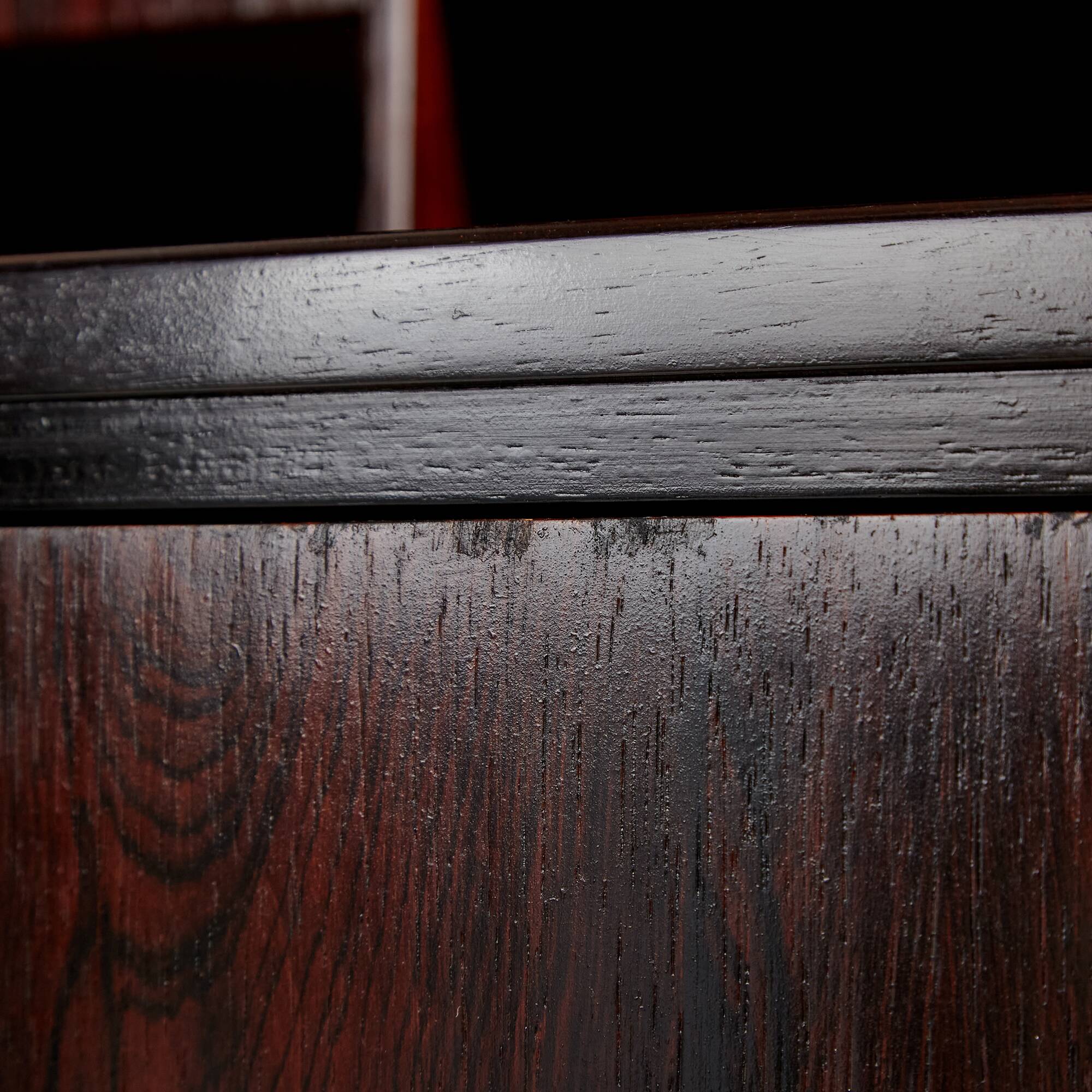 Bureau en palissandre restauré par arne wahl iversen pour vinde møbelfabrik