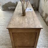XL oak counter, trade furniture with multi-drawers