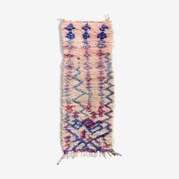 Vintage azilal berber carpet 85x220 cm