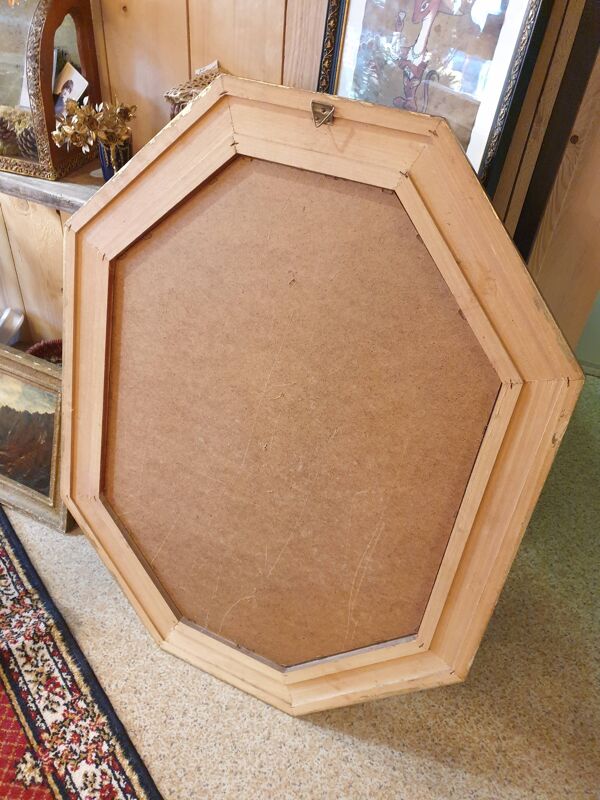 Miroir biseauté octogonale 72x92cm