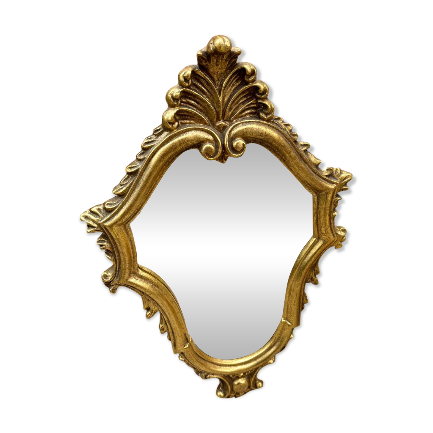 Gilded rococo mirror
