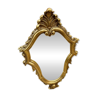 Gilded rococo mirror