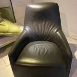 Minotti leather armchair