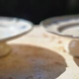 Paire de présentoirs sur petit piédouche Villeroy Boch modèle 1562