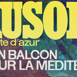 Vintage poster, Beautiful sun Côte d'Azur