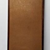 Vintage wooden rectangular mirror 129 x 39 cm