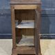 Chestnut bedside table from the early 20th century.